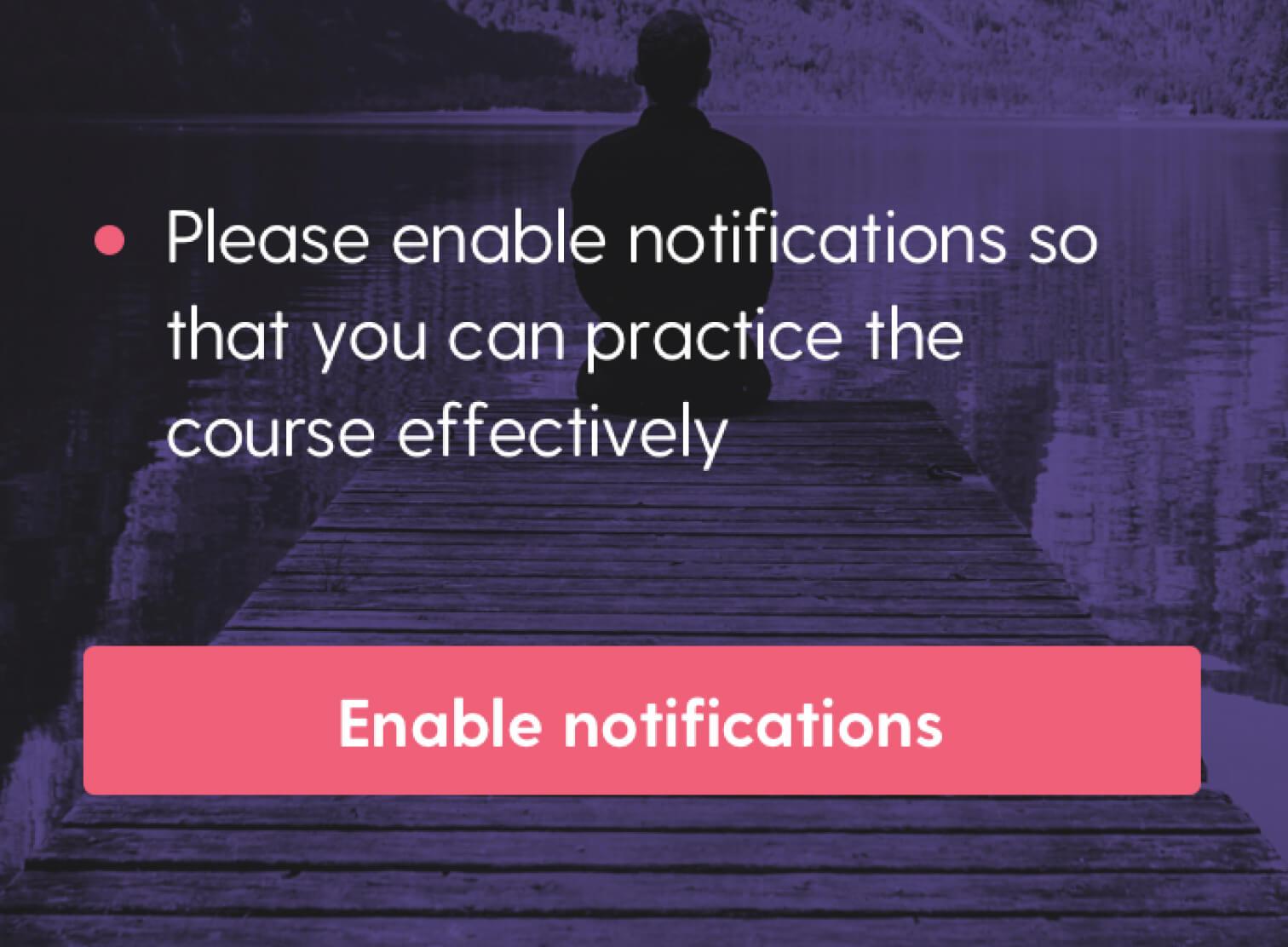 Push notifications in employee mental wellbeing mobile app Temple