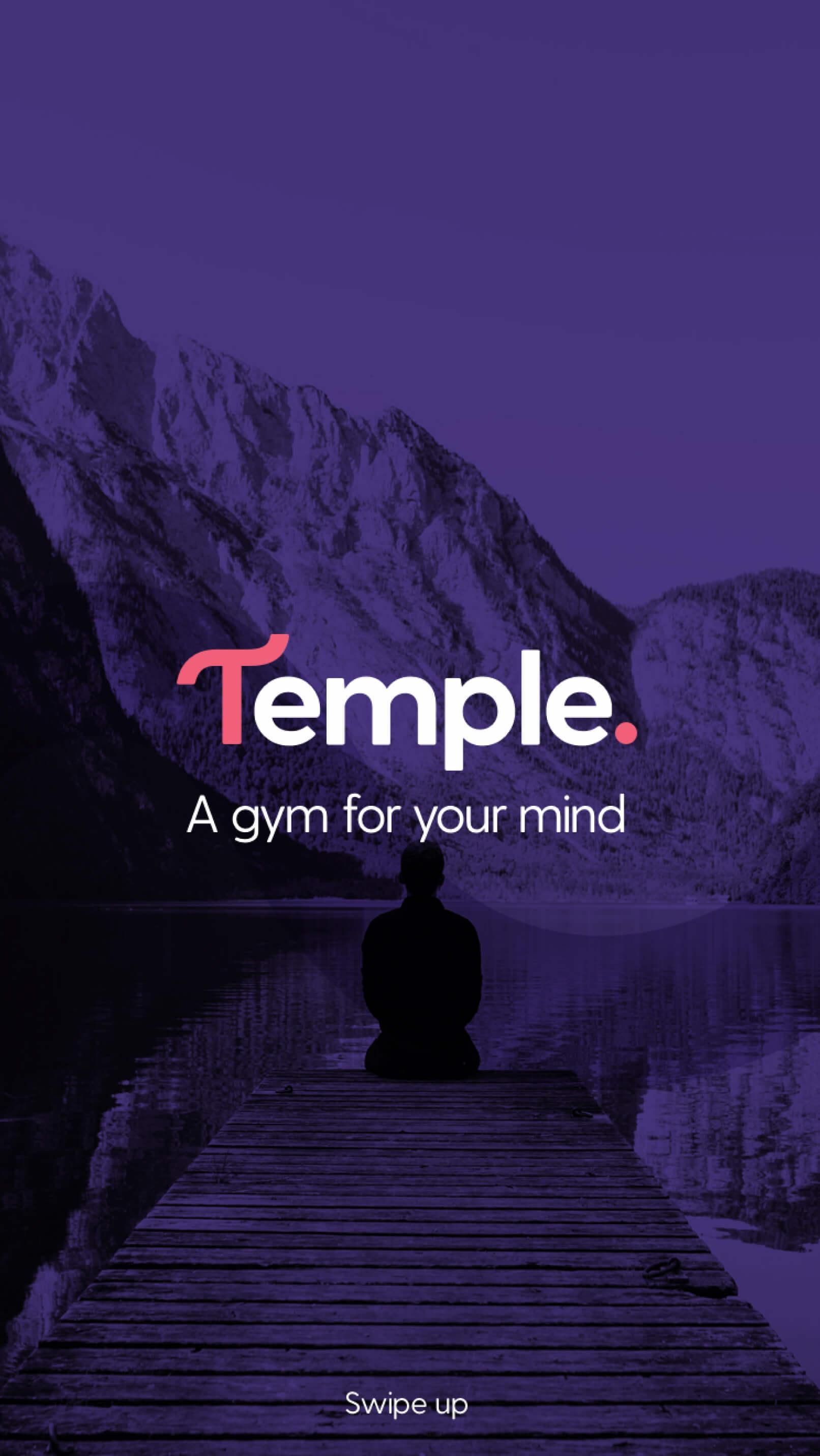 Temple application splash screen
