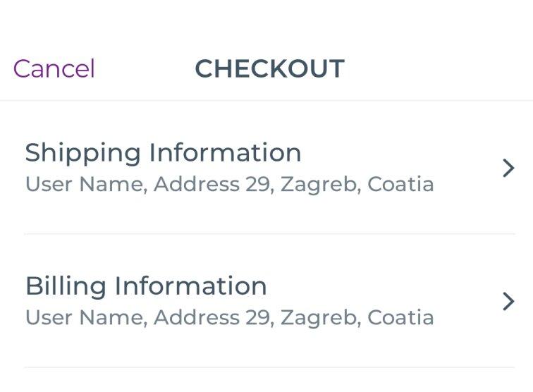 FOREO Checkout Screen