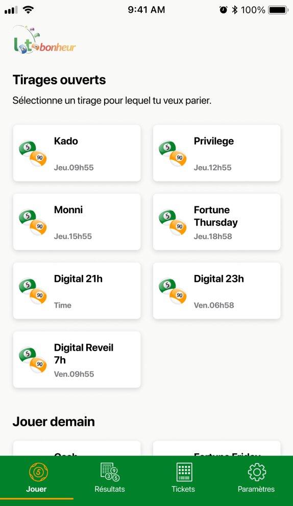 Android and iOS lottery mobile app development of Ubiq