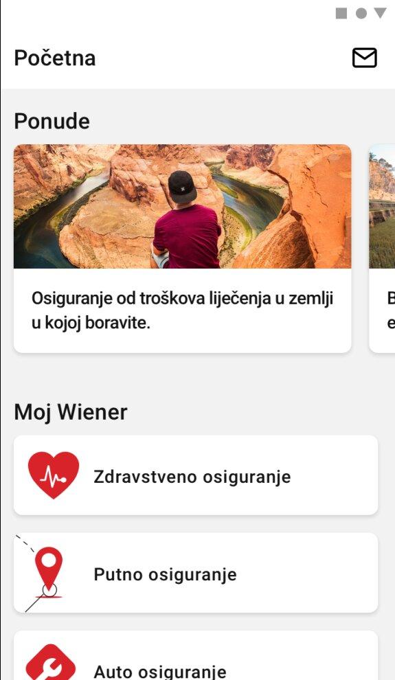 Wiener Osiguranje Mobile App Development 1