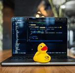Undabot Duck and MacBook
